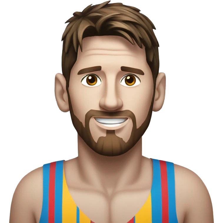 Messi in the beach emoji