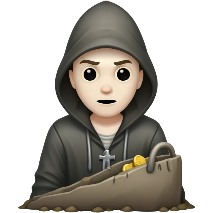A grave robber emoji