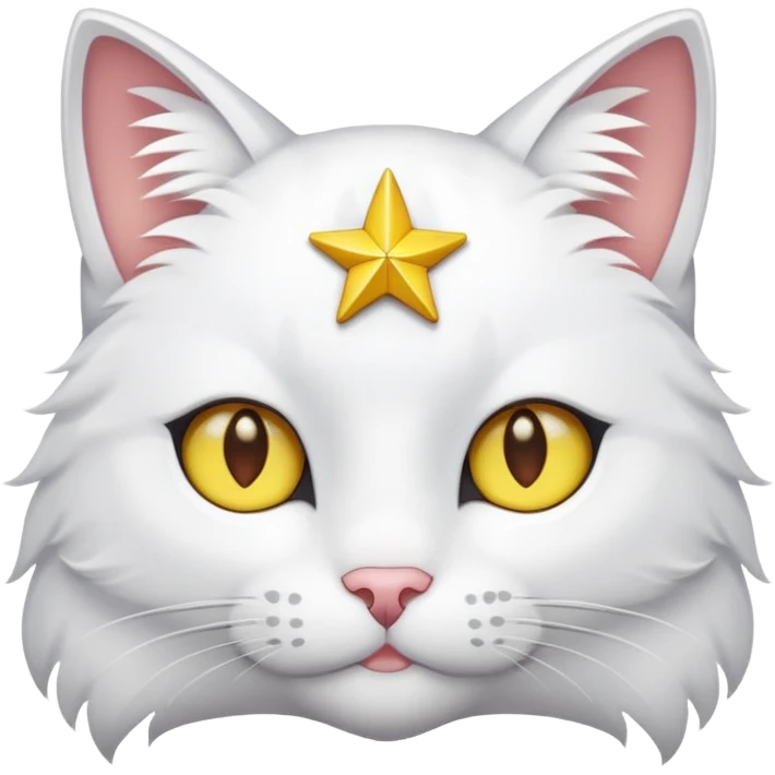 Gato com estrela nos olhos tipo esse😻 com estrela emoji