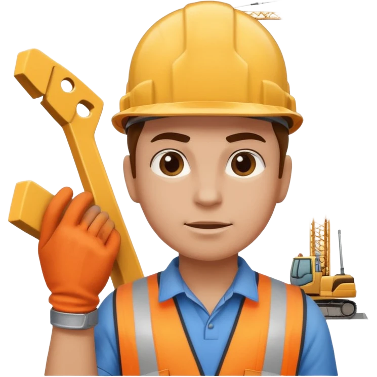 motivational climb higher themer Construction company AI prompt engineer mascot emoji