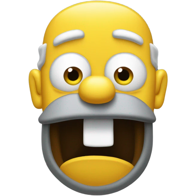 Homer qui fais des pompe emoji