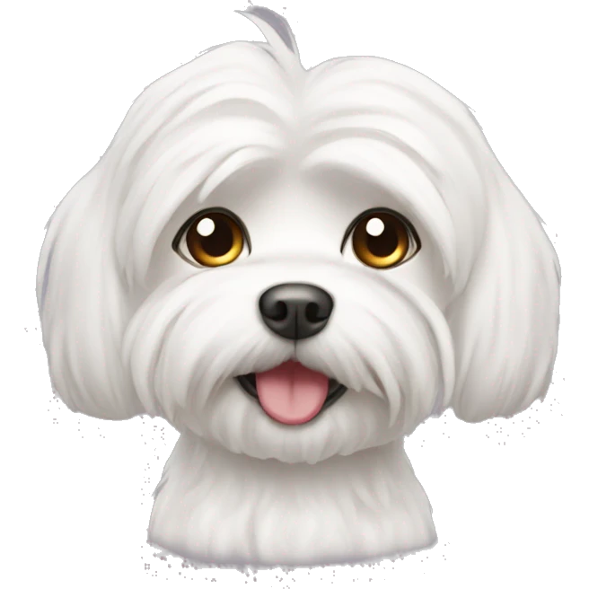 Cute maltese emoji
