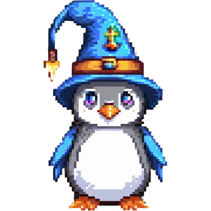 penguin wizard emoji