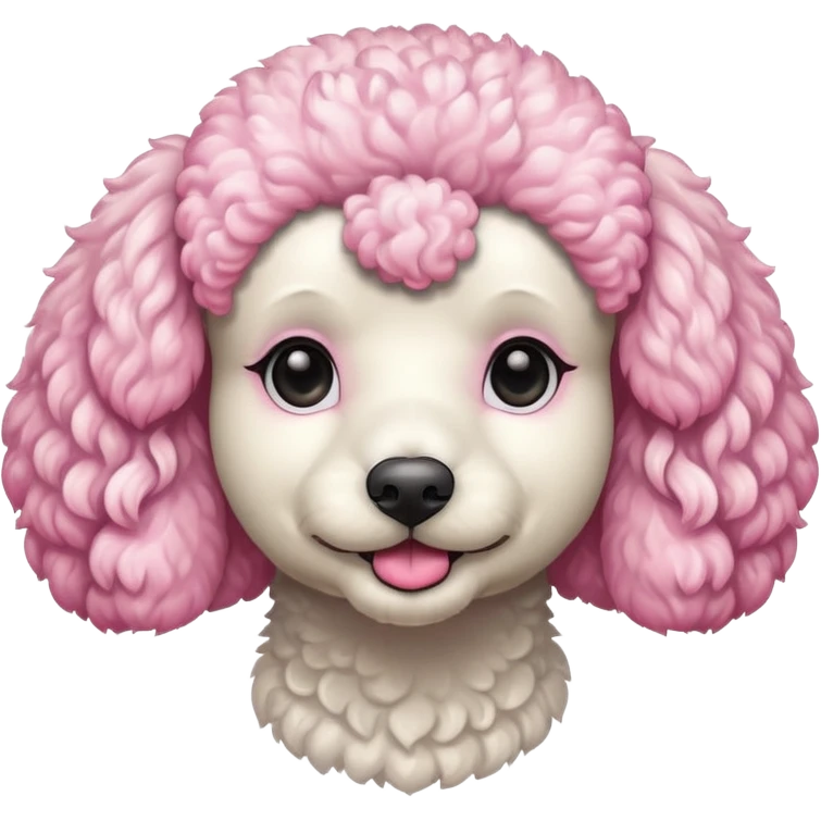 Perro poddle emoji