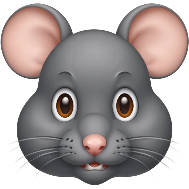 mouse with muscle emoji