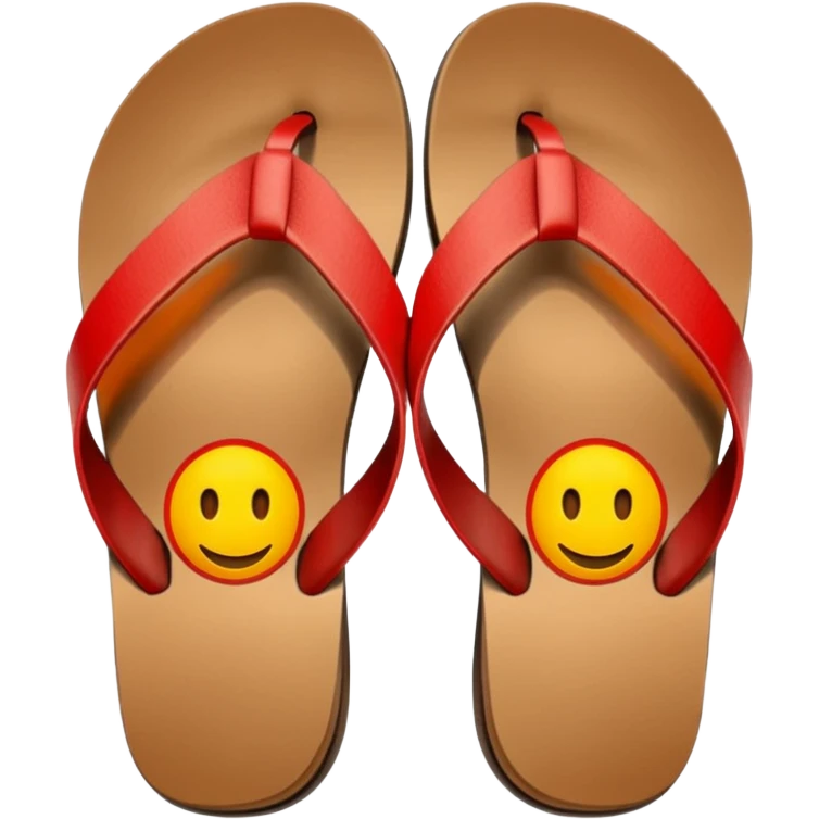 flipflops on car pedals emoji