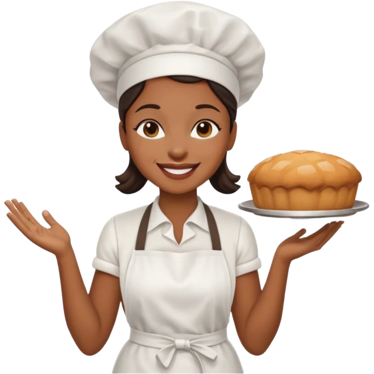 Street Baker black woman  emoji