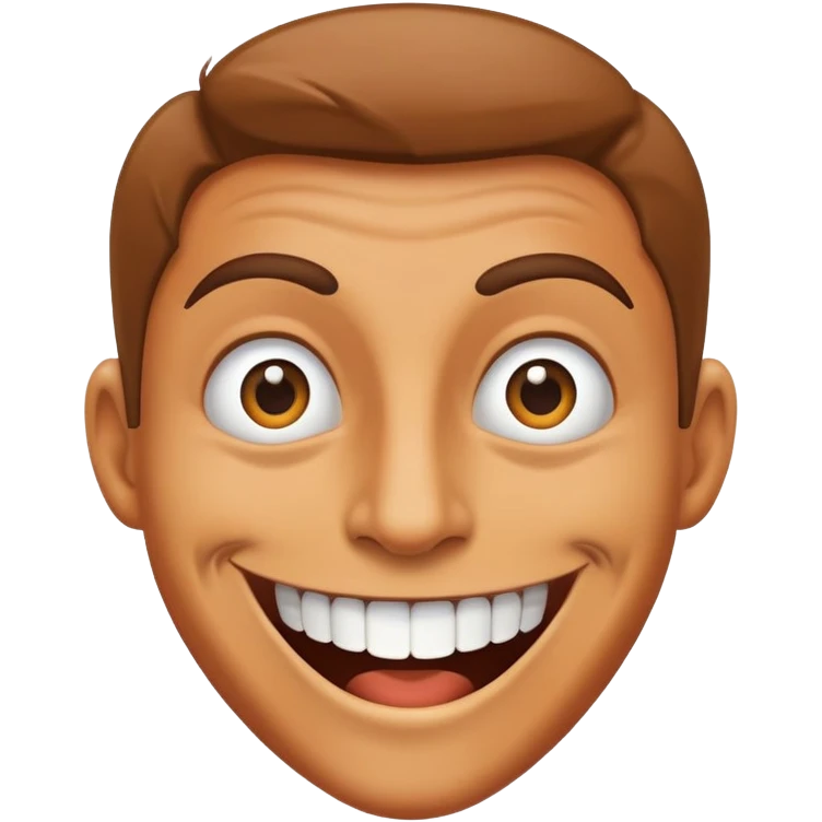crazy looking smile  emoji