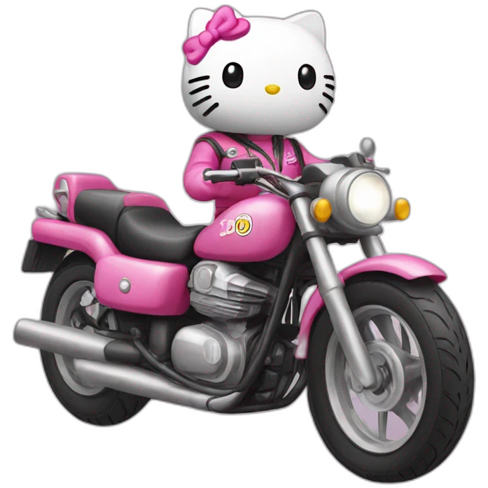 Hello kitty moto emoji