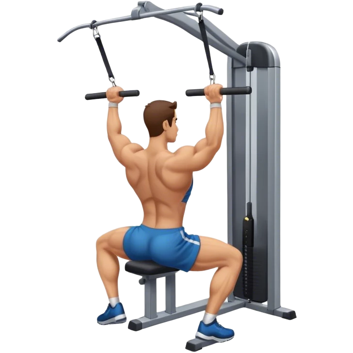 lat pulldown exercise emoji