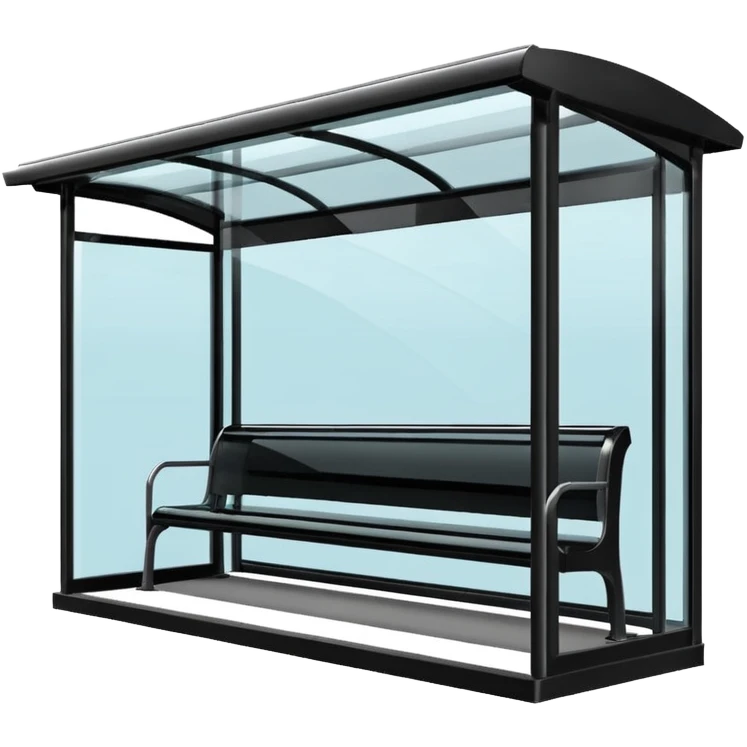 bus Shelter emoji