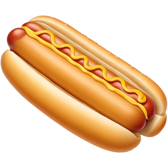Hotdog on dog emoji