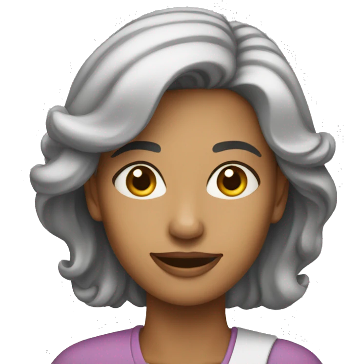 a woman 40 years old emoji