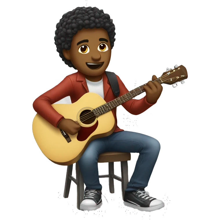 Same guy as before just playing guitar emoji