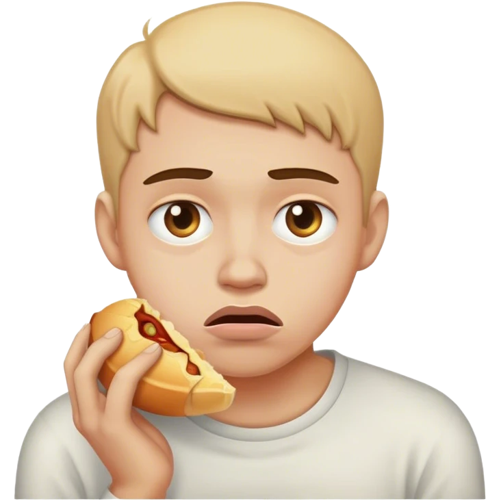 hungry and sad emoji