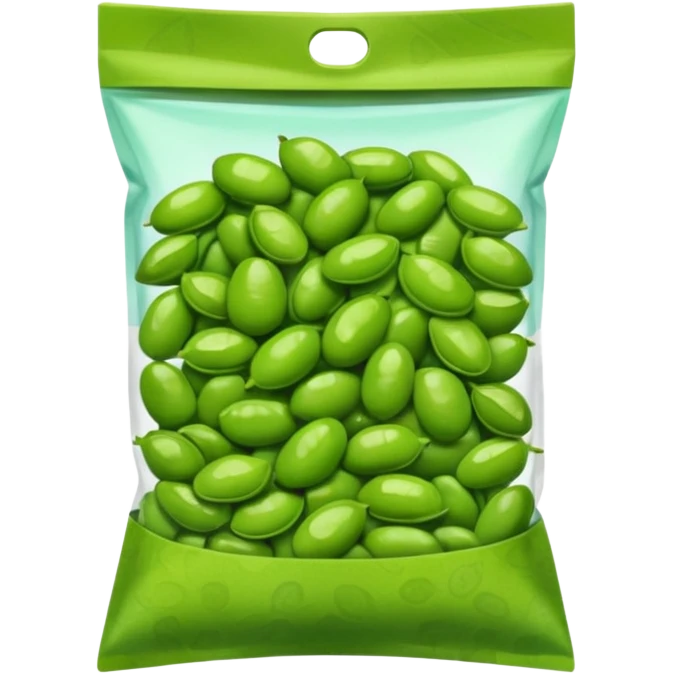 edamame snack bag emoji