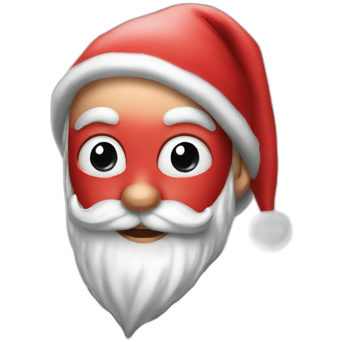 Spiderman santa emoji