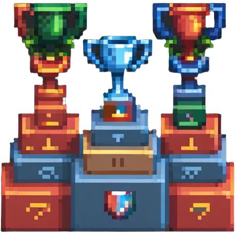 racing victory podium with three places for winners emoji