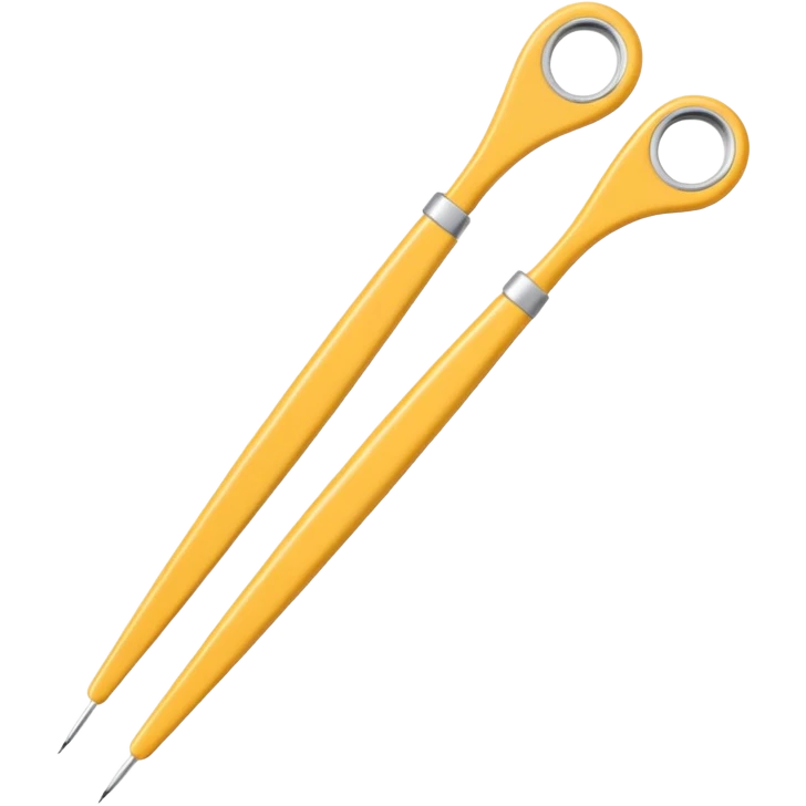 족집게 (tweezers) holding a small object emoji