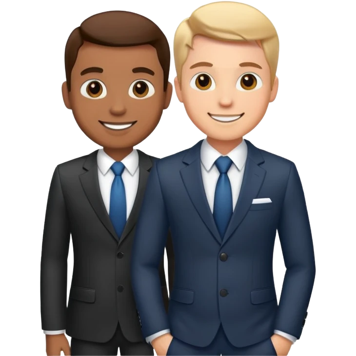 business client meeting with professional emoji