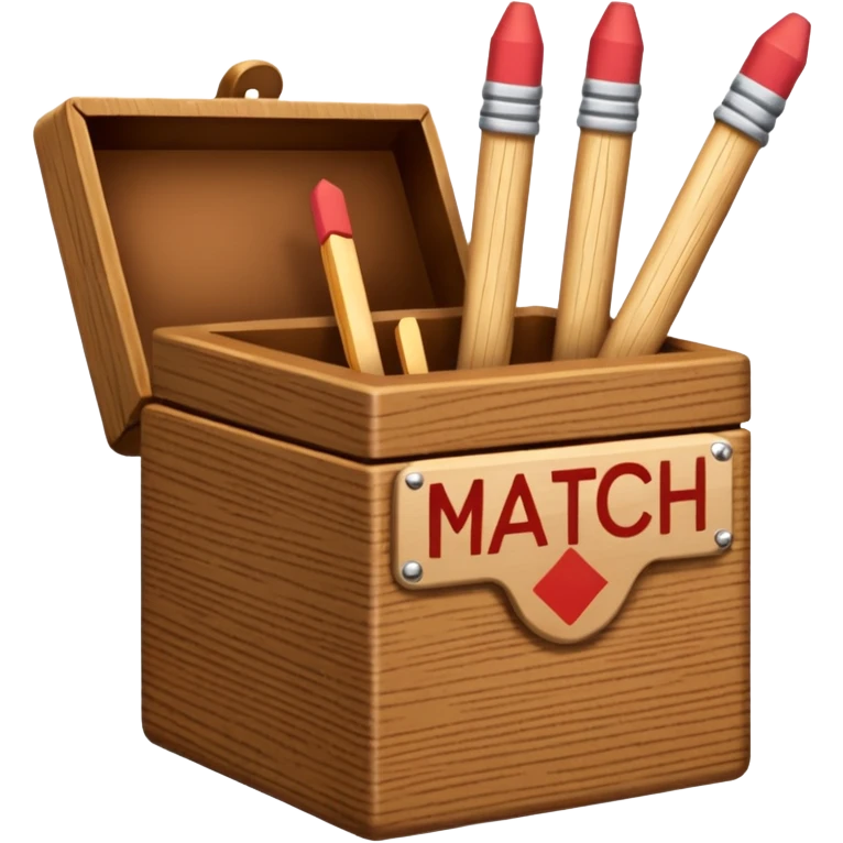 match sticks box emoji