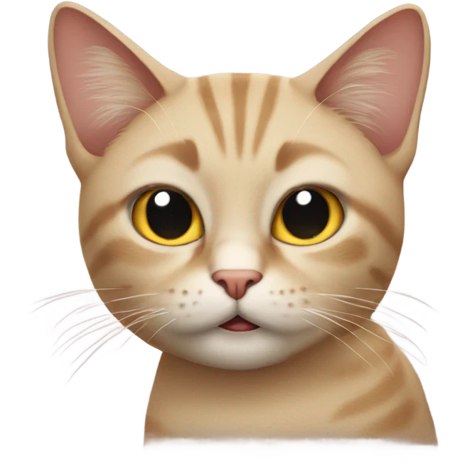 Cat being sarcastic emoji
