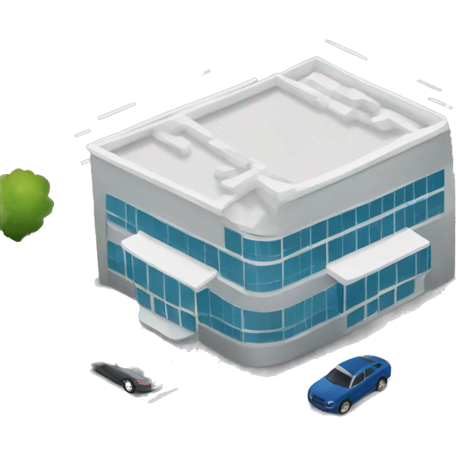 Car dealership building emoji