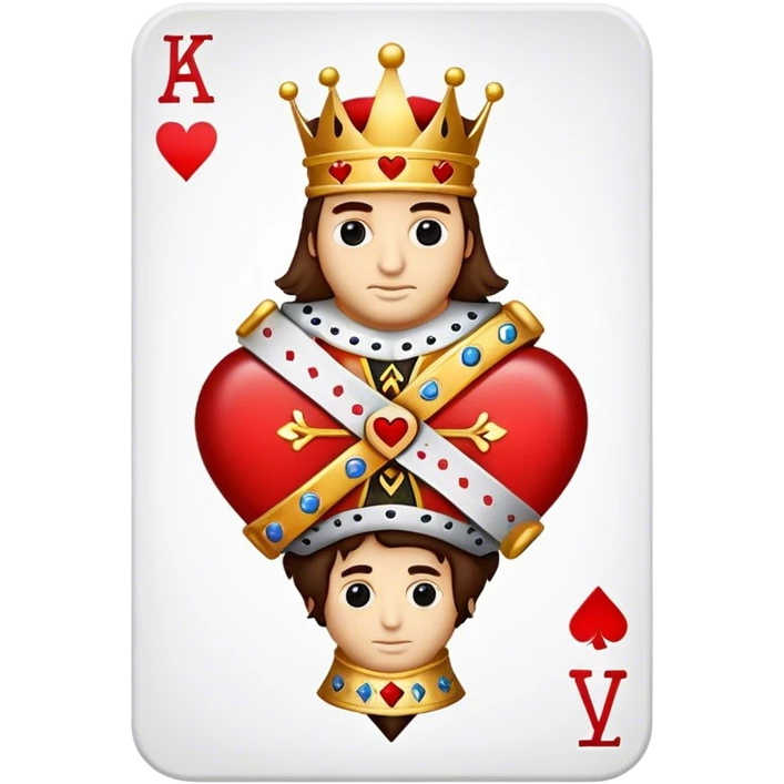 king of hearts card emoji