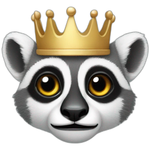 lemur-crown emoji