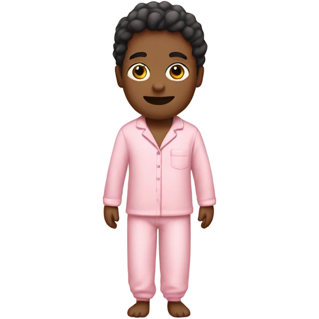 pink person in pink pajamas emoji
