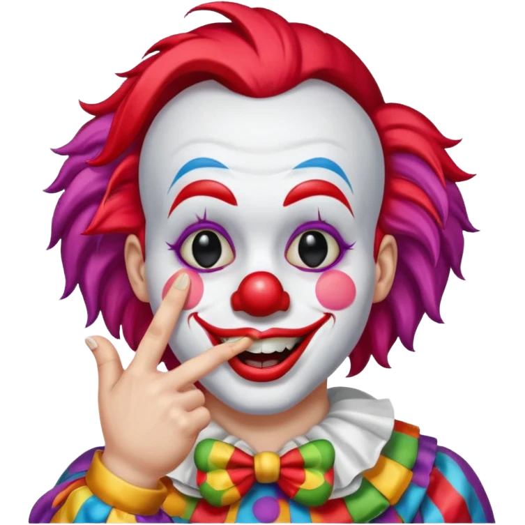 🤡🤫 emoji