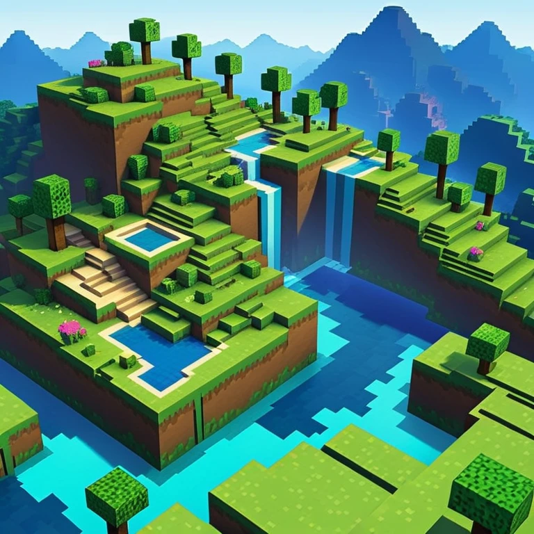 Minecraft landscape emoji