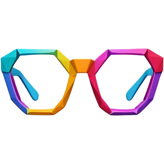 Origami glasses  emoji