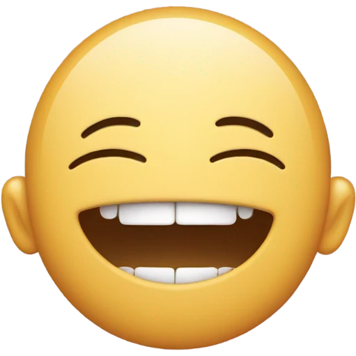 person closing eyes really hard and smiling but bitting teeth really hard emoji