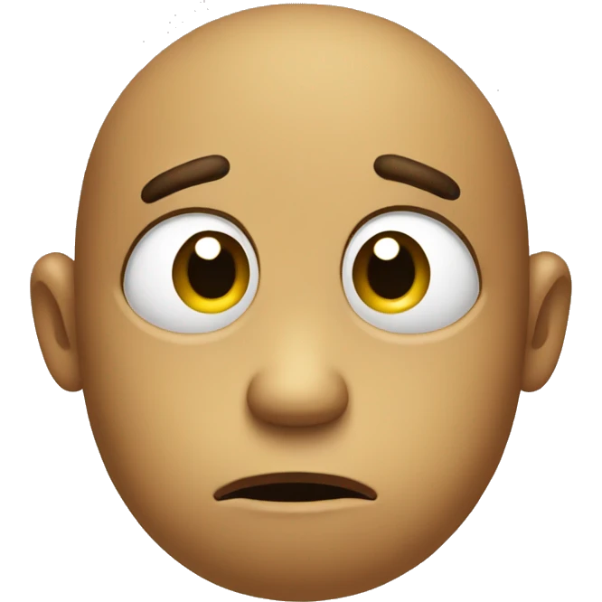 sad peanut emoji