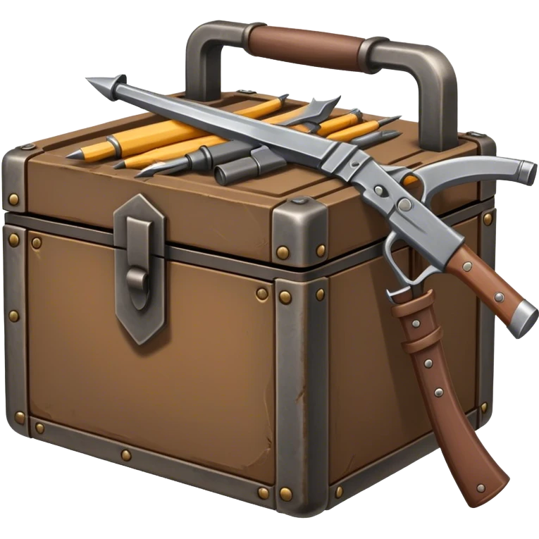  box with weapons emoji
