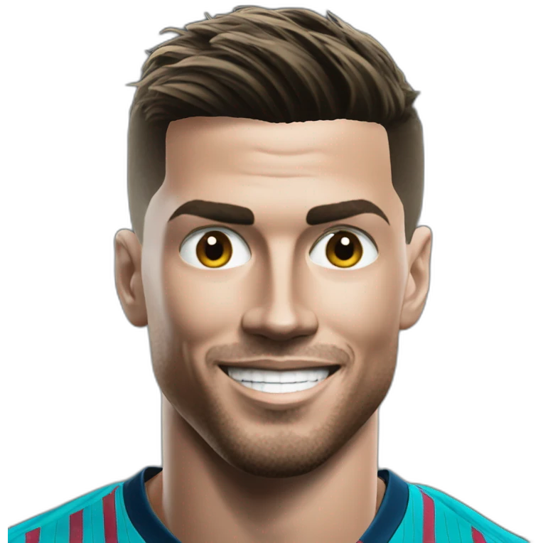 Ronaldo on messi emoji