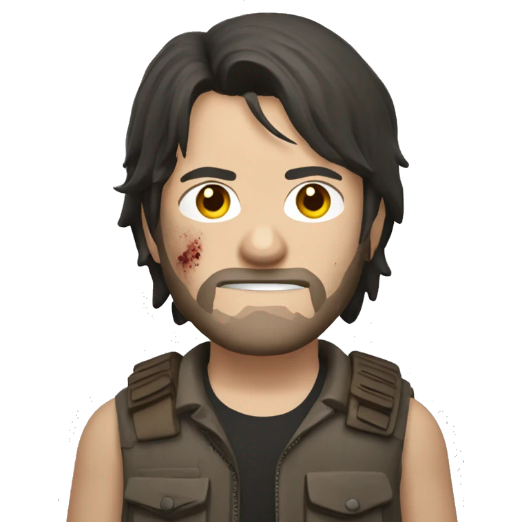 Daryl Dixon from the walking dead emoji