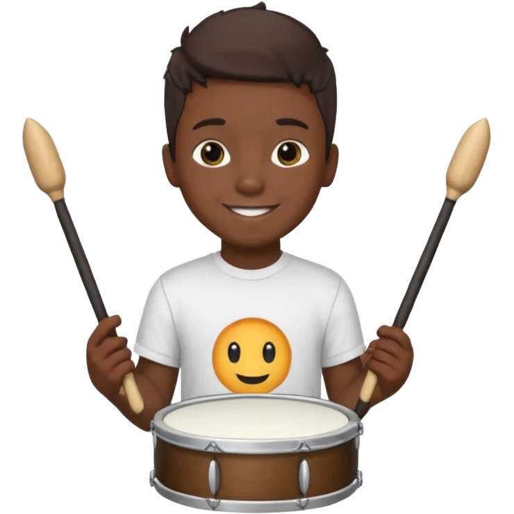 niño baterista emoji