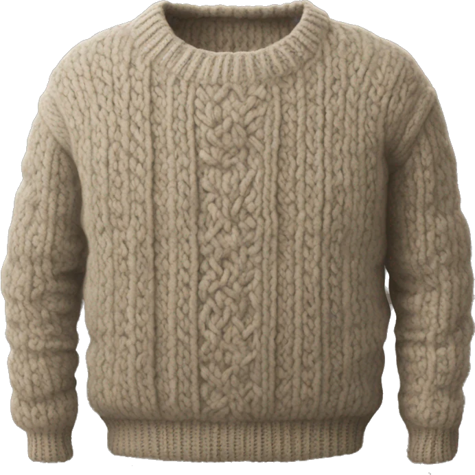 Aran jumper emoji