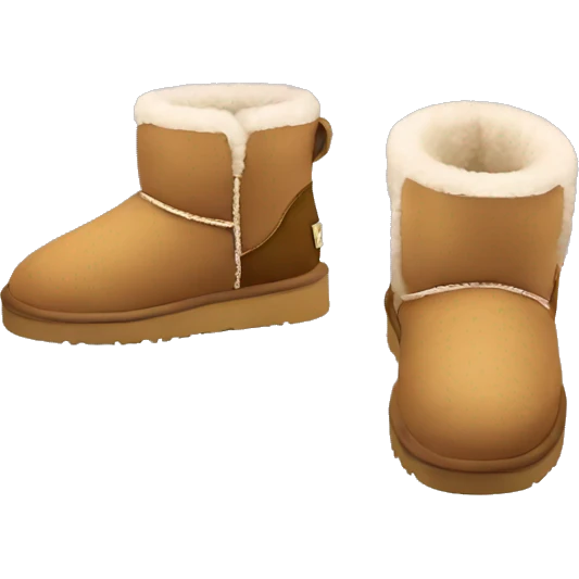Ugg mini boots emoji