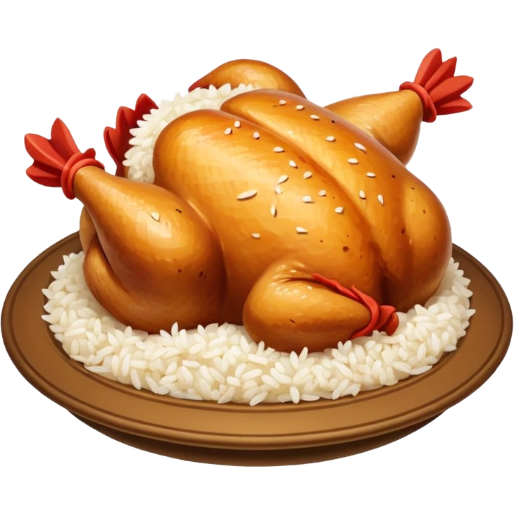 Chicken with rice emoji