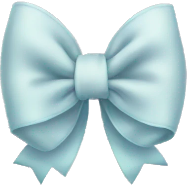 Cute bow emoji