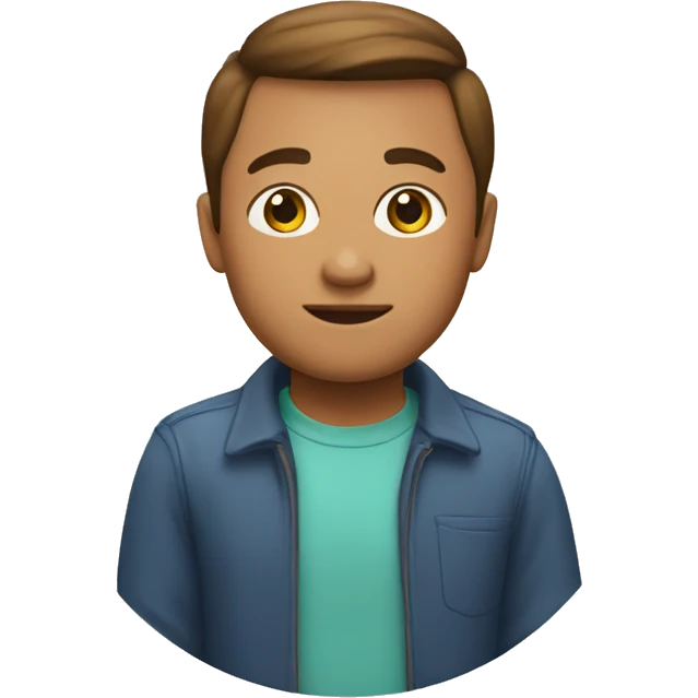 memoji with background circle on transparent background emoji