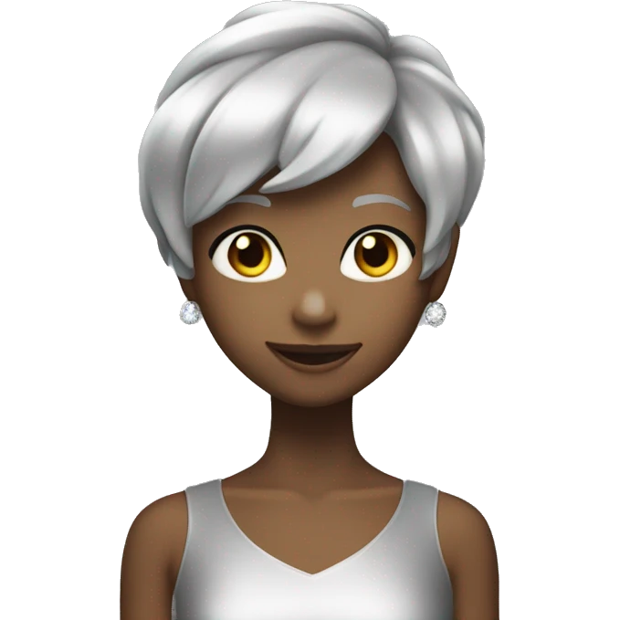 ✨ one single sparkle silver color  emoji