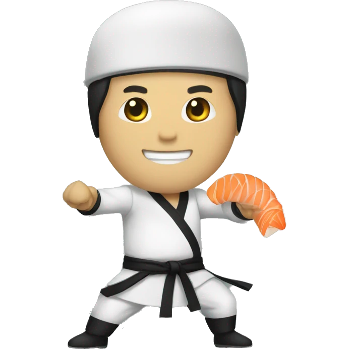 kick to sushi emoji