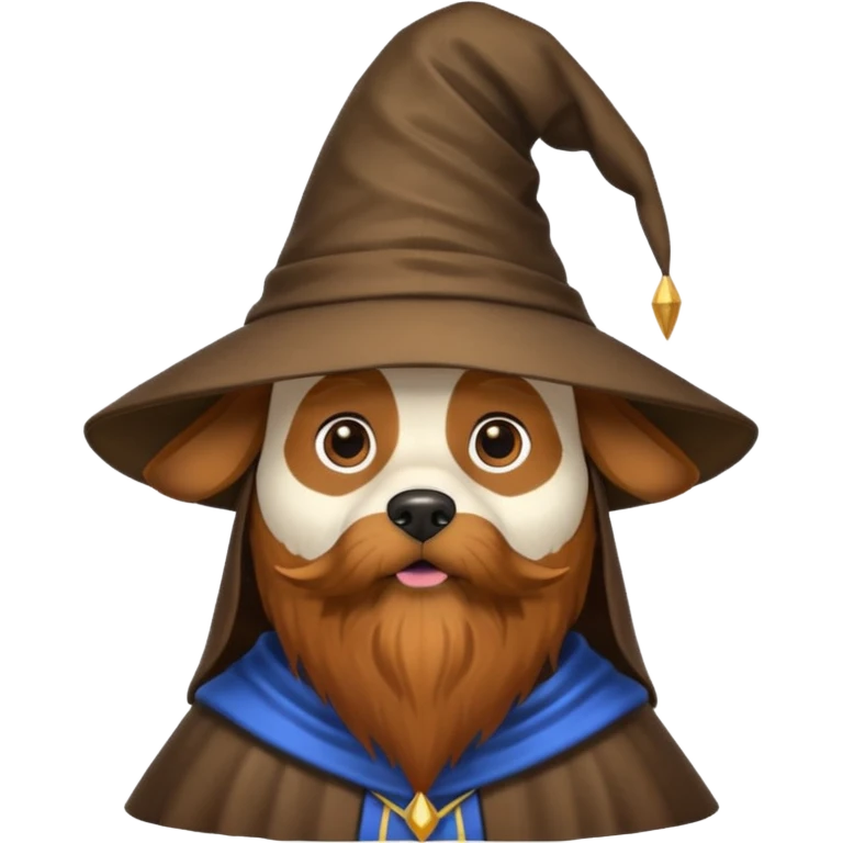 Dog wizard emoji