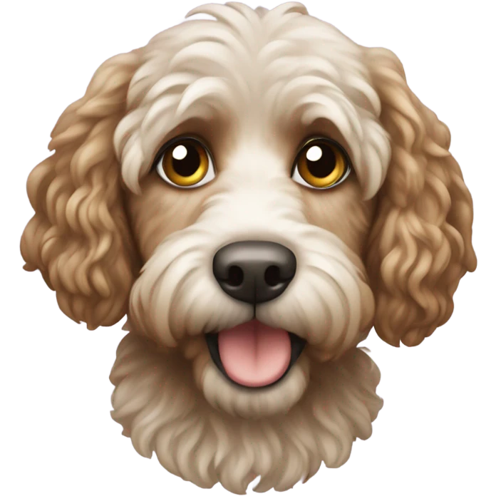 Cockapoo dog emoji