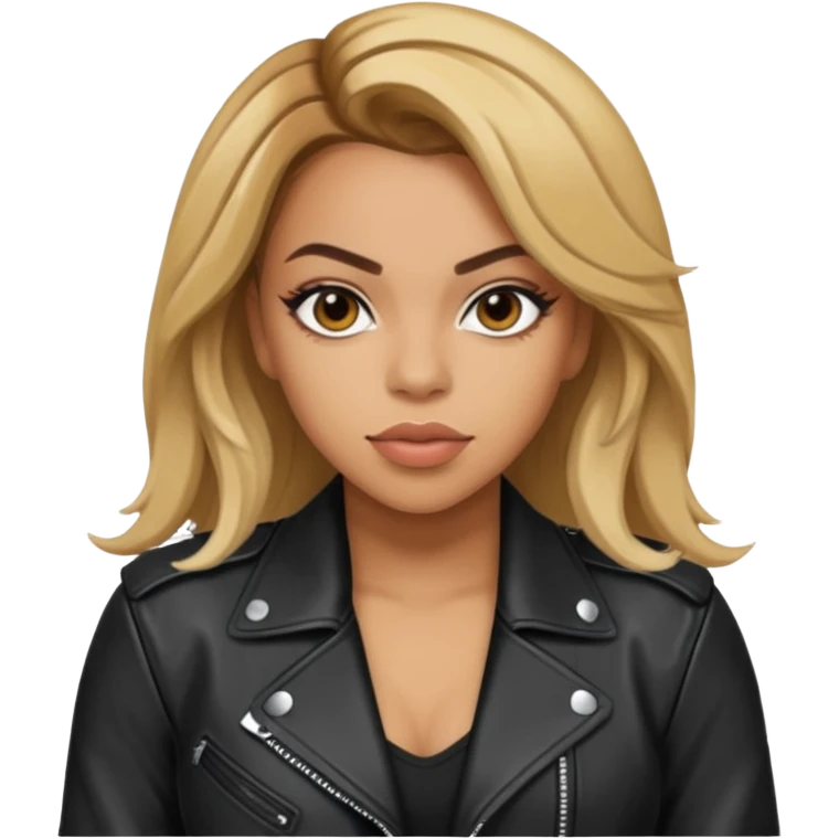 dinah jane wear leather jacket emoji
