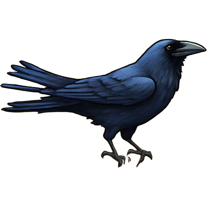Crows in a wheat field in the style of Van Gogh emoji